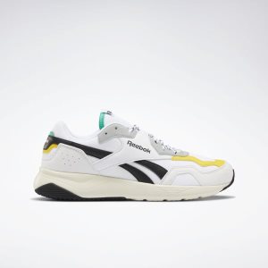 Adidasy Damskie Reebok Royal Dashonic 2.0 Białe/Czarne/Żółte/Szare PL 76FHYOR